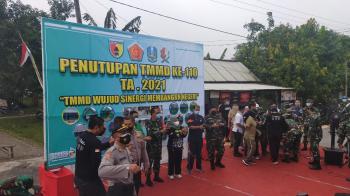 TMMD 110 Bojonegoro Selesai, Dansatgas Lepas Puluhan Burung Perkutut